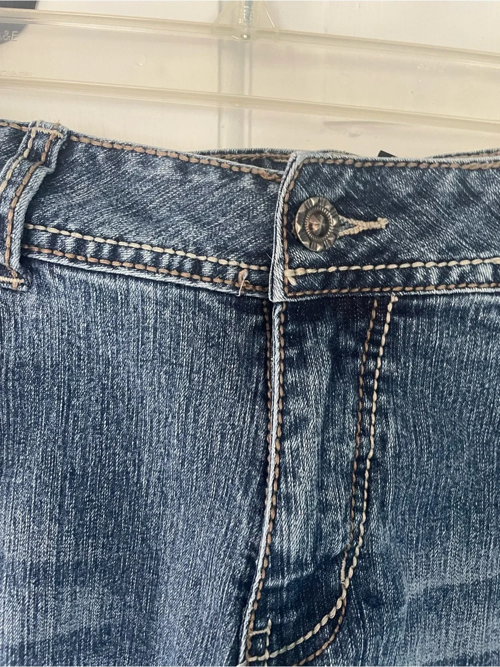 Y2K VSH medium was denim long shirts